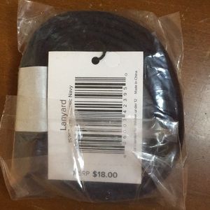 NWT Vera Bradley lanyard in navy.